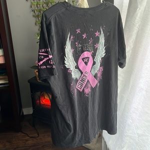 Patriotic Cancer Support & Awareness T-Shirt